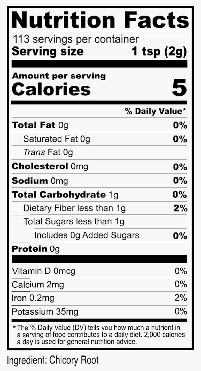 Anthony's Instant Chicory Root, 8 oz, Gluten Free, Caffeine Free, Non GMO, Coffee Alternative - Image 3